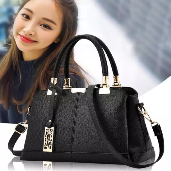 Women Leather Handbags Shoulder Lady Messenger Crossbody Tote Bags Purse Satchel