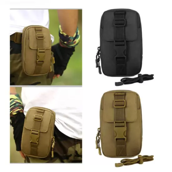 New Tactical Molle Phone Pouch Waist Bags Medical Pack EDC Tools Bag Belt Purse