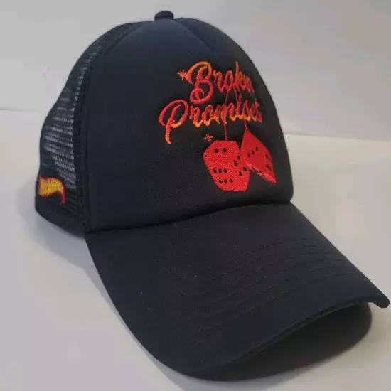 Broken Promises x Hot Wheels Dice Black Trucker Hat Cap Snapback 