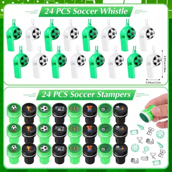 Aoriher 238 Pcs Soccer Party Favors Gift Cups Filler Set Sport Party Favors S...