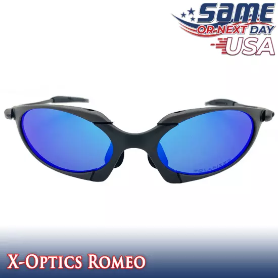 X-Romeo Metal Sunglasses with Polarized Iridium UV400 Lenses - FAST 2-3 DAY SHIP