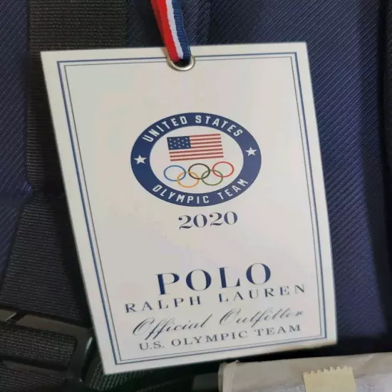 POLO RALPH LAUREN Team USA 2020 Summer Olympics Backpack Bag Red White Blue NWT