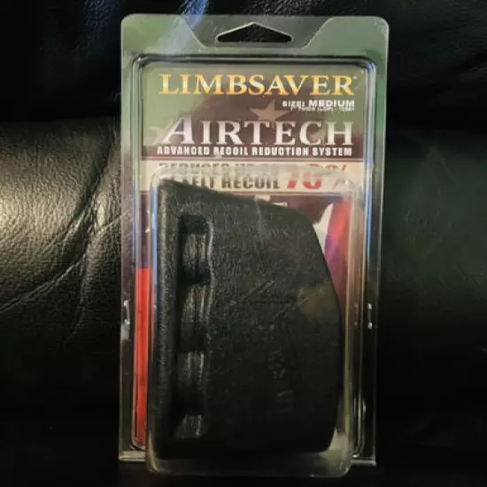 LimbSaver AirTech Medium 1" Thick Lop Slip-On Recoil Pad - Black (10551)