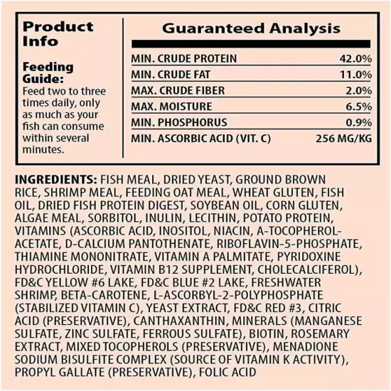 TetraFin Balanced Diet Goldfish Flake Food for Optimal Health, 4.52 Pounds