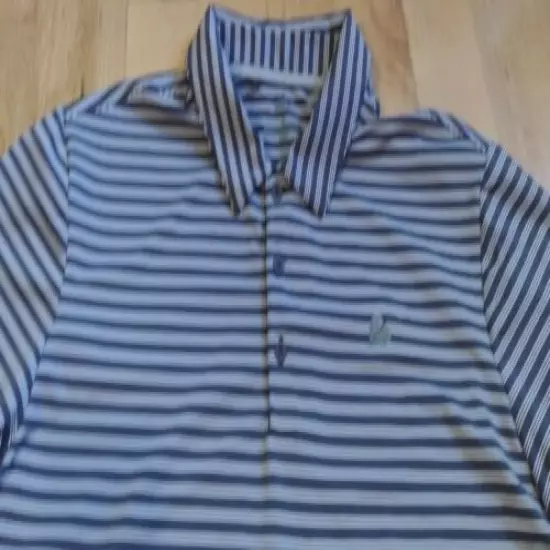 Adidas Mens 3 Button Down Short Sleeve Golf Shirt Size L