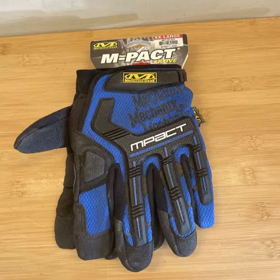 Mechanix Wear M-Pact Tactical Gloves (Size XxL)Blue NEW!!