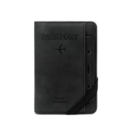 Passport Holder Cover with Card Slot Wallet Case Travel Must Have RFID Blocking