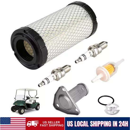 Golf Cart Tune Up Kit Gas 4Cycle W/Air Oil Fuel Filter Spark For E-ZGO TXT RXV