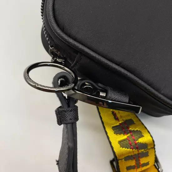 Off White Crossbody Bag Black