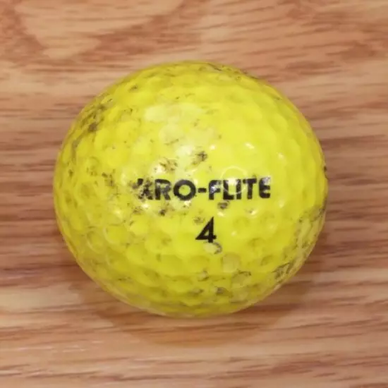 Genuine Spalding Kro-Flite 4 Neon Green / Yellow Golf Ball Only **READ** 