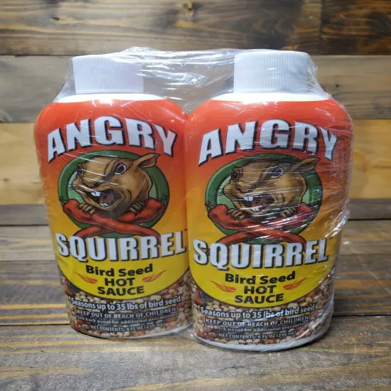 Harris Angry Squirrel Bird Seed Hot Sauce 8 oz. Ready-to-Use keep squirrels away