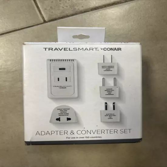 Travel Smart By CONAIR Adapter & Converter Set 1875W