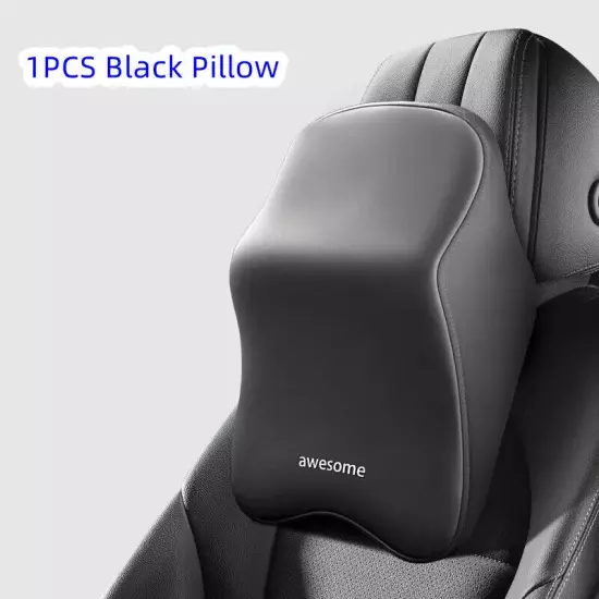 Car Lumbar Back Support Universal Headrest Neck Pillow Lumbar Car Seat Cushion