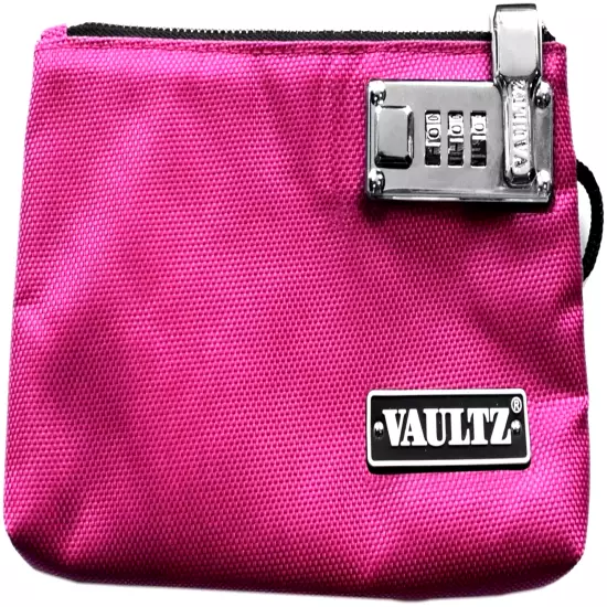 Money Bag with Lock - 5 X 8 Inches Vaultz combo Locking Accessories Pouch