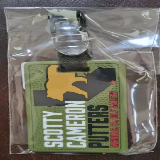 BRAND NEW SCOTTY CAMERON - Search & Rescue Leash Bag Tag Green Gallery Release