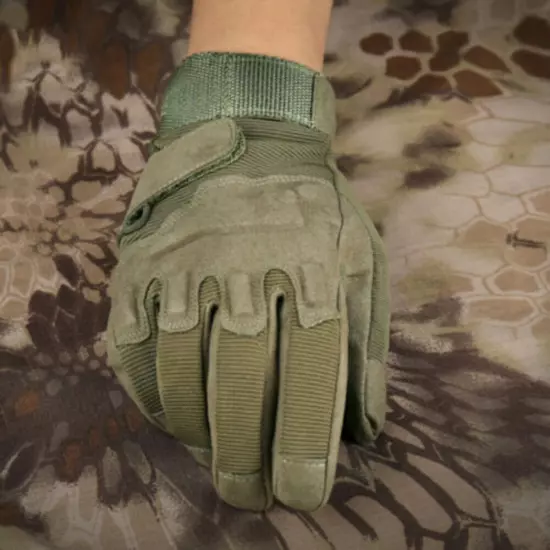 Tactical Full Finger Gloves Airsoft Paintball Army Combat Hunting Shooting Mens