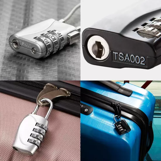 TSA007 Master Luggage Key, 2 Pieces, Black, One-Touch Lock