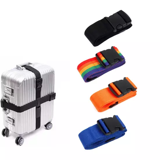 Packing Cross Heavy Adjustable Strap Suitcase Belt Luggage Long Travel Duty KIT