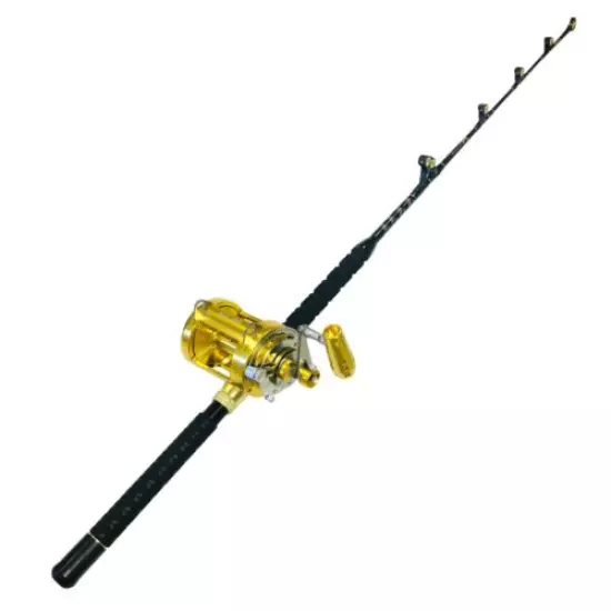 EatMyTackle 50W 2-Speed Reel on a Tournament Edition Straight Rod