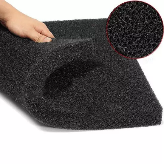 Fish Tank Fish Tank Filter Water Cleaning Foam Aquarium Filter Black Practical