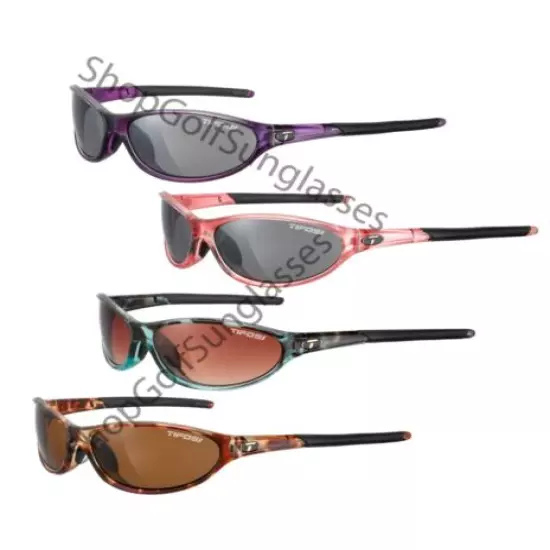 Tifosi ALPE 2.0 Pink Blue Tortoise Crystal Purple Sunglasses 