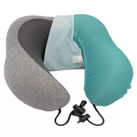 Travel Pillow Case – washable cover fits most memory foam neck pillows