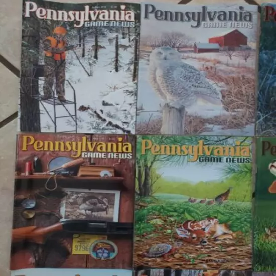 VG+++ Complete 2018 (Jan thru Dec) LOT OF 12 PENNSYLVANIA GAME COMMISSION NEWS 