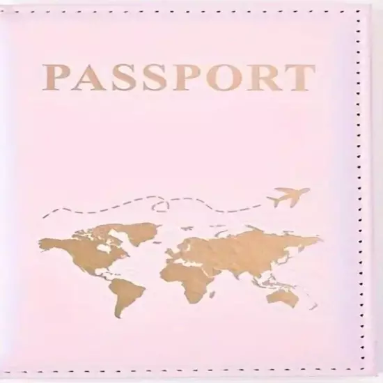 Black & Pink Passport Covers, Simple Elegant Multi-Functional Passport