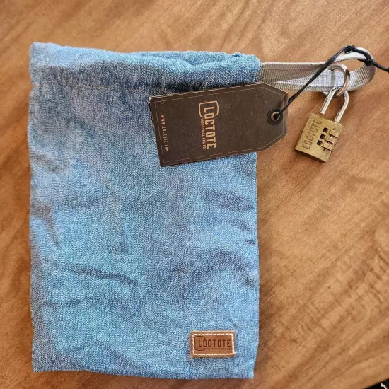 Loctote Industrial Bag Co Anti Theft Lock RFID Sack Blue