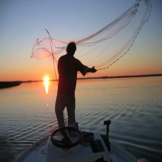 9 ft. Fishing Cast Net - Eat My Tackle