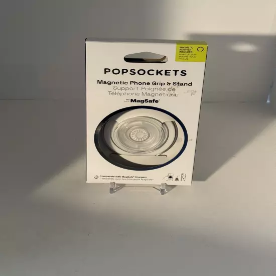 PopSockets PopGrip Cell Phone Grip & Stand for MAGSAFE Clear NEW!