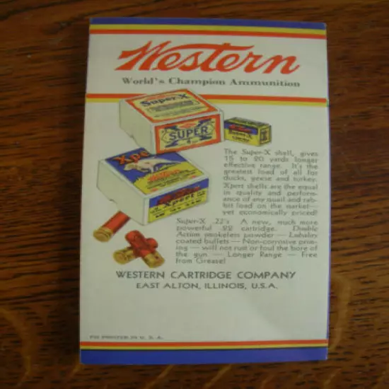 VINTAGE WESTERN SUPER X F-33 BROCHURE