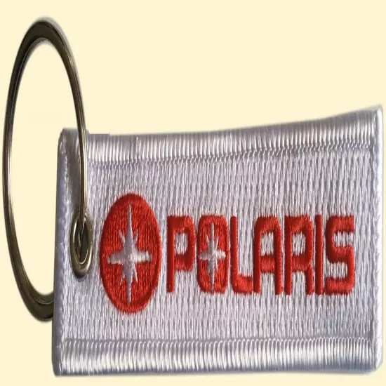 Polaris Embroidered Key Chain, for snowmobiles, off road, motorcycles, ATV 