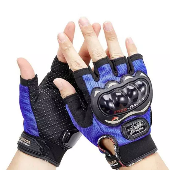 Motorcycle Half Finger Gloves Anti-fall Outdoor Sports Four Seasons Non-slip