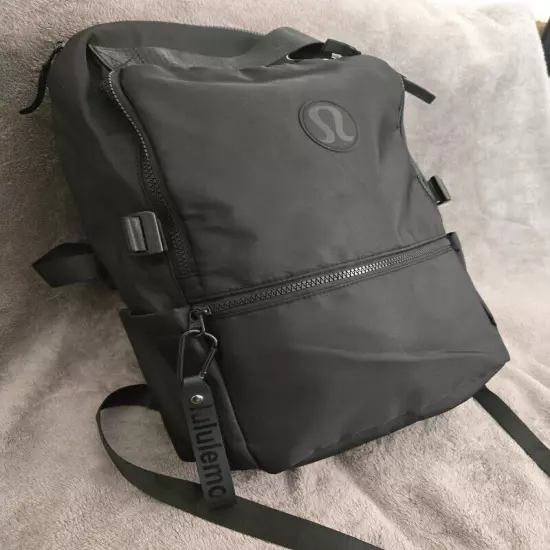 Lululemon New Crew City Adventurer Backpack II Black 22L - Brand New - Free Ship