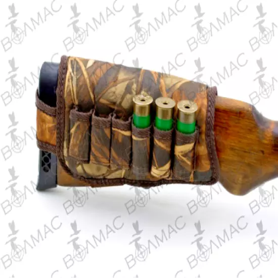 Premium Quality Shotgun Cartridge Holder Ammo Buttstock 16-12GA. Made in Europe