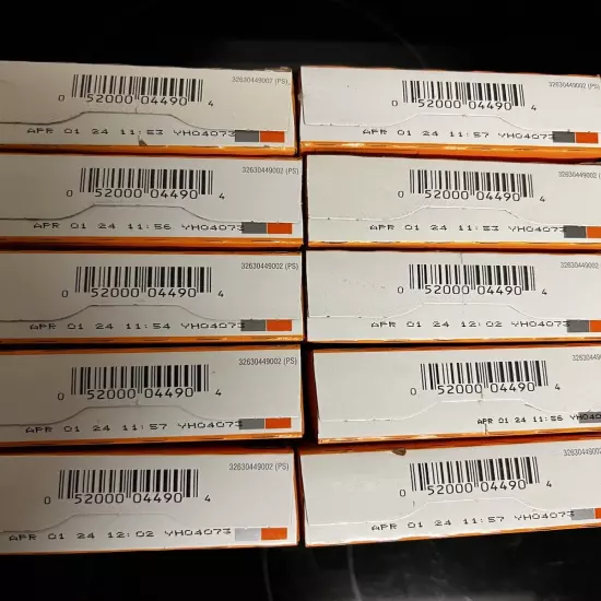 Gatorade G Zero Powder Lot, Orange, 10 Boxes (100 Packets) Exp 4/1/24