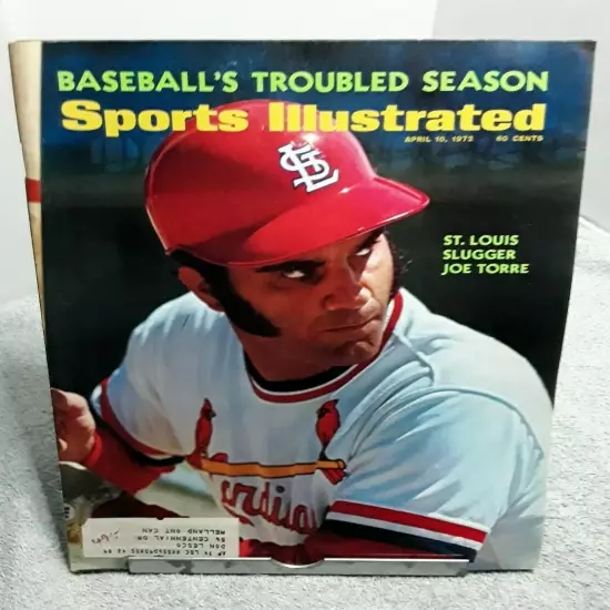 Sports Illustrated April 1972 Joe Torre St Louis Cardinals baseball magazine