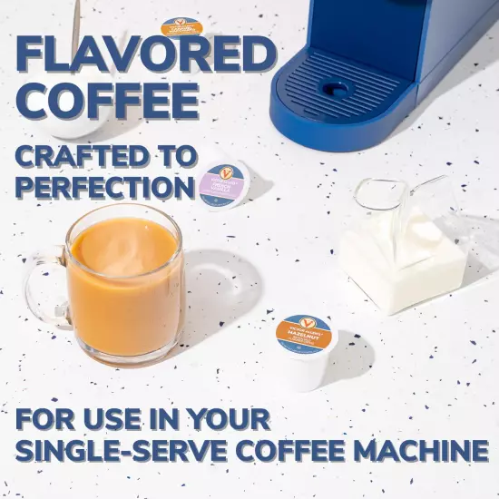 Caramel Macchiato Flavored, 80 Count, Medium Roast, Single Serve Coffee Pods ...