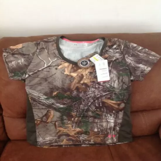 under armour camoflauge hunting shirt NWT size L womens