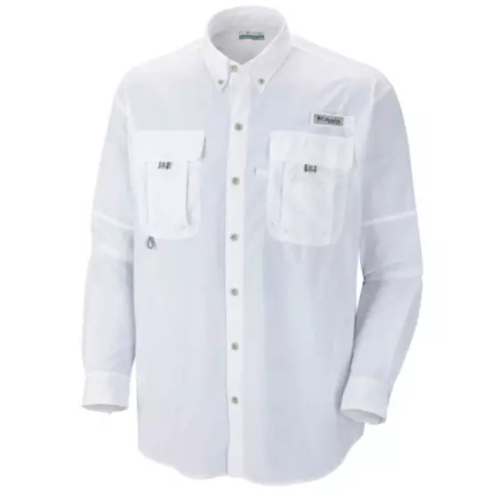 NEW COLUMBIA MEN BAHAMA LONG SLEEVE SHIRTS, XS-S-M-L-XL-XXL