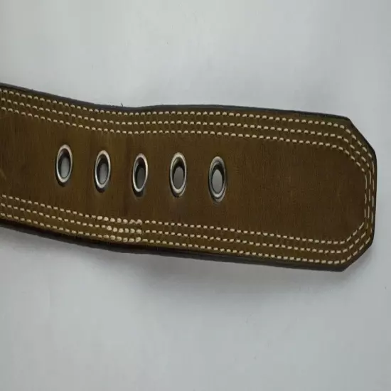 Chippewa Men's Leather Belt CEDAR CREEK Size 36 USA C00048 Tan Triple Stitch