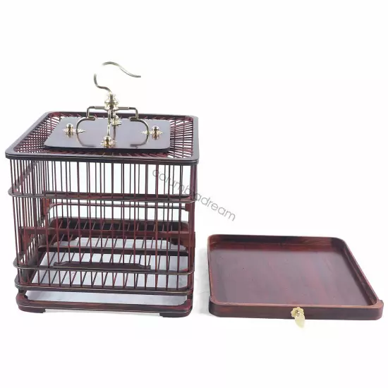 Bird Cage Bird Aviary Small Birds Canary Parakeet Finches Wooden Indoor &Outdoor