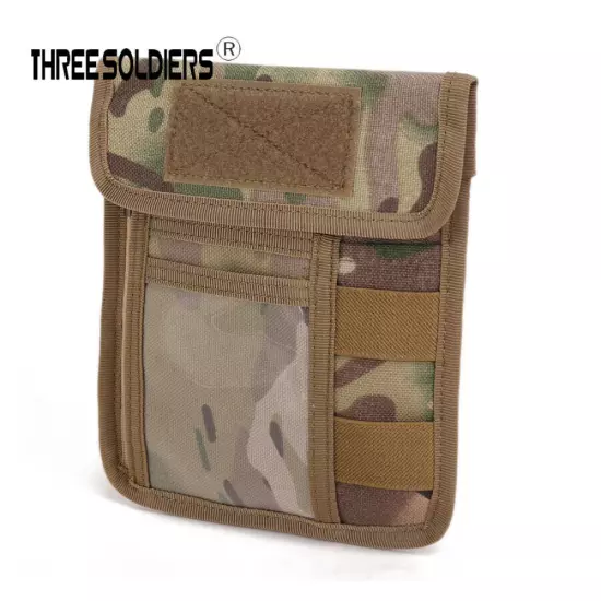 Tactical ID Card Case Holder Neck Lanyard Credit Card Organizer Wallet Pouch