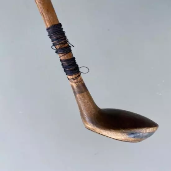 Antique Chas. Lombard Special Hickory Wood Golf Club Driver Charles Vintage