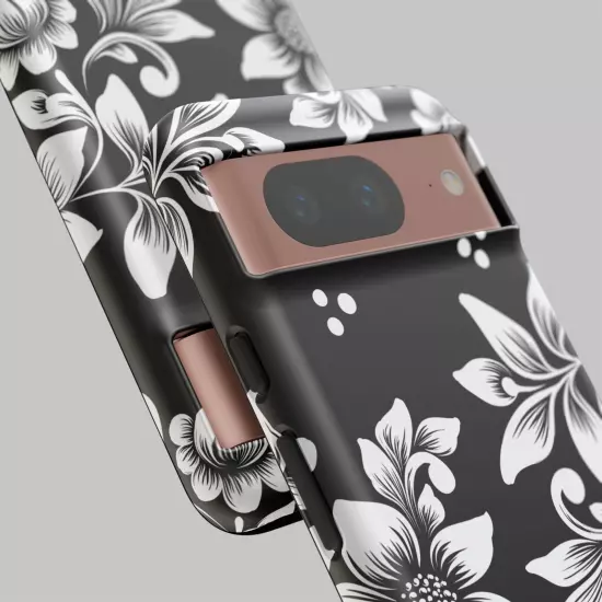 Black & White Floral Style - Tough Cases