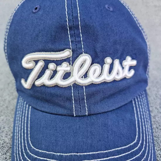 Drake University Titleist Hat Baseball Cap OSFM Golf Cap Blue Strapback 