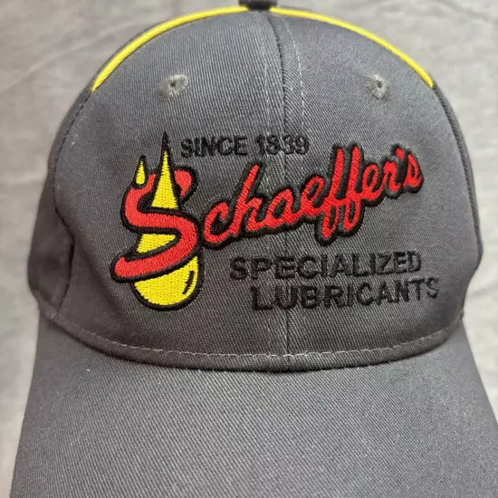 Schaeffer's Specialized Lubricants Strapback Hook Loop Dad Baseball Cap Hat Oil