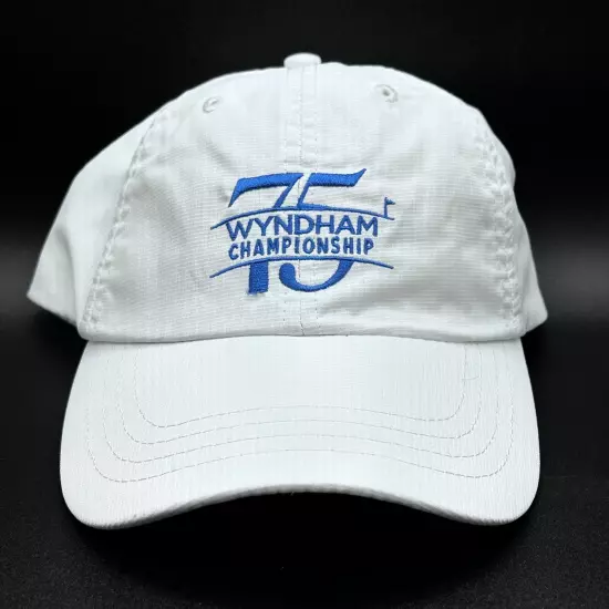 Wyndham 75th Championship Golf Hat White Adult Strapback American Dry Goods Used