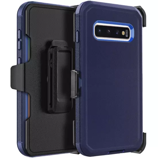 For Samsung Galaxy S10/S10+/S10e Heavy Duty Shockproof Case Cover + Belt Clip